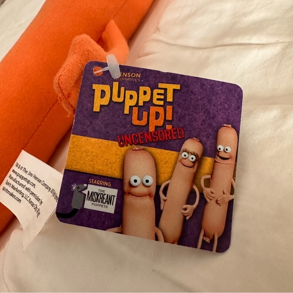 Puppet Up! Hot Dog Hand Puppet by Henson Signed by Brian Henson RARE - Picture 3 of 8